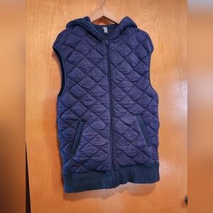 Mono B Longline Quilted Puffer Vest